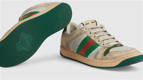 new dirty gucci sneakers|expensive sneakers that look dirty.